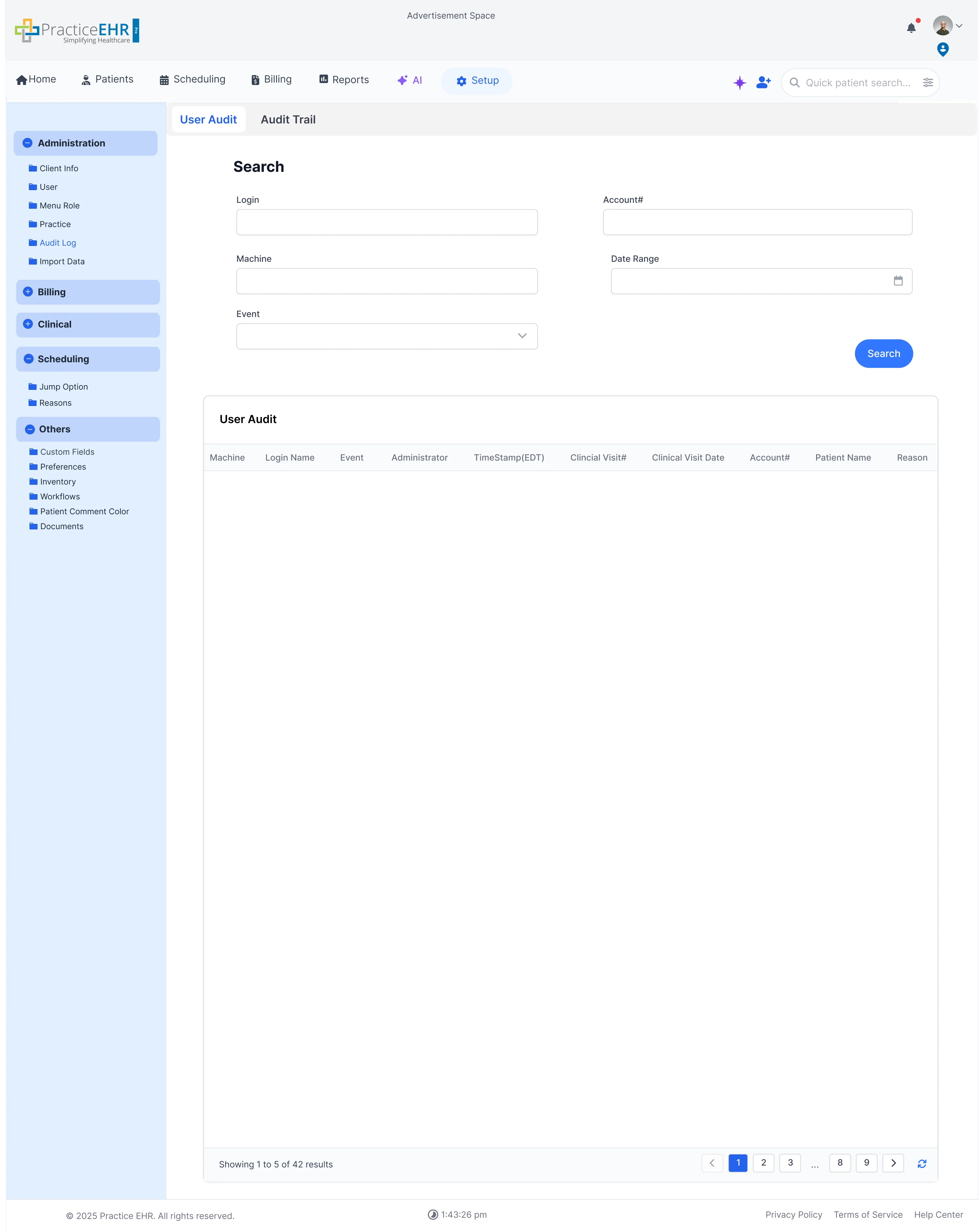 Audit Log - Audit Trail (Old)